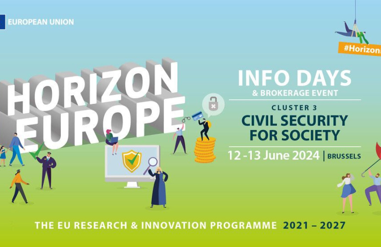 Informativni dan i susret umrežavanja za klaster Civilna sigurnost za društvo, 12. i 13. lipnja 2024.