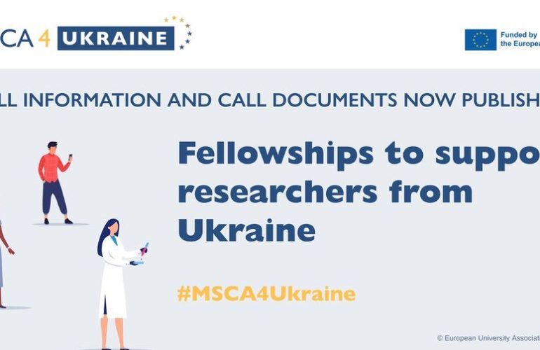 Zatvorene su prijave za MSCA4Ukraine stipendije
