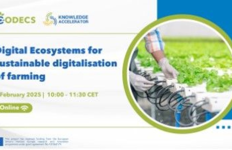 Digitalni ekosustavi za održivu digitalizaciju poljoprivrede