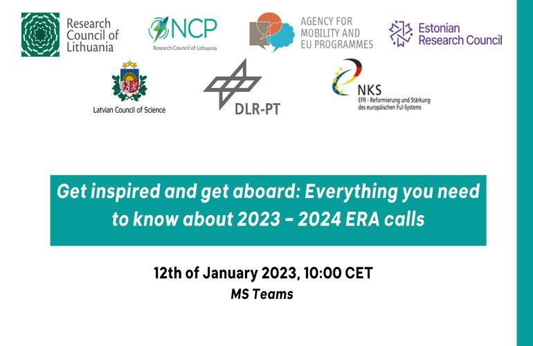 Informativni dan Get inspired and get aboard: Everything you need to know about 2023-2024 ERA calls, 12. siječnja 2023.