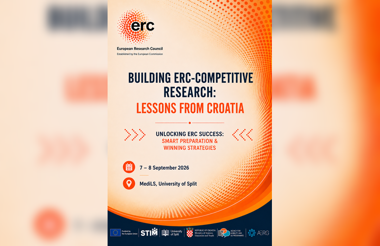 Najava radionice „Building ERC-Competitive Research: Lessons from Croatia“