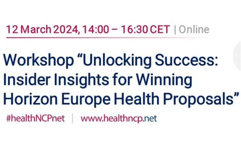 Online radionica “Unlocking Success: Insider Insights for Winning Horizon Europe Health Proposals”