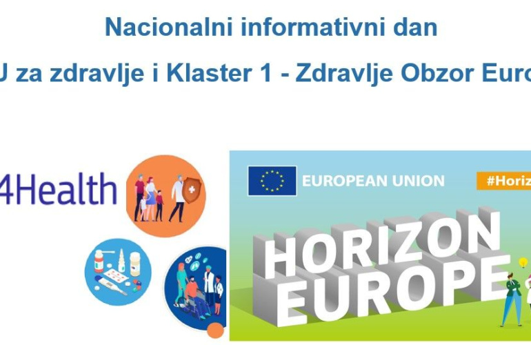 Najava: Nacionalni informativni dan EU za zdravlje i Klaster 1 - Zdravlje Obzor Europa
