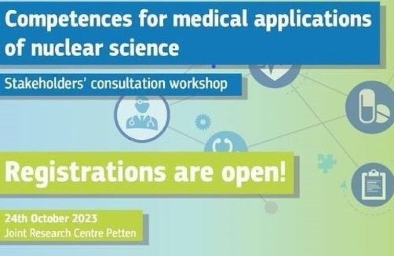 JRC Radionica ''Kompetencije za medicinske primjene nuklearne znanosti'', Petten, Nizozemska, 24. listopada 2023.