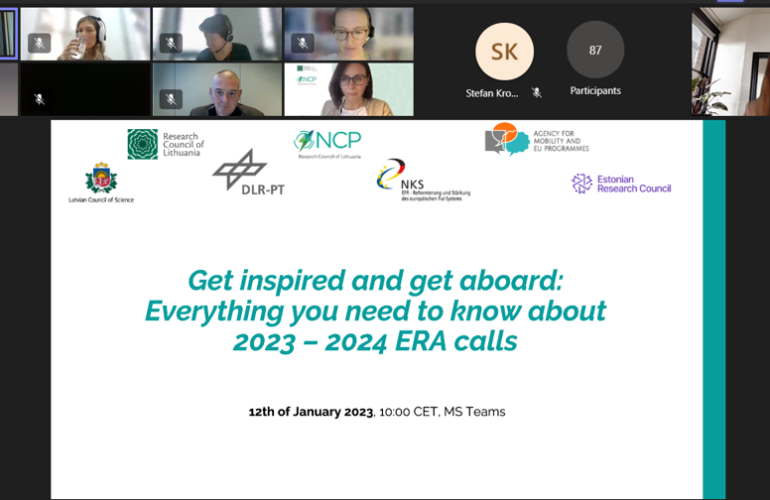 Održan informativni dan Get inspired and get aboard: Everything you need to know about 2023-2024 ERA calls