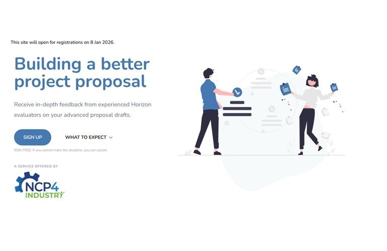 Pretpregled projektnih prijedloga za pozive iz 2025. i 2026. godine za područje Industrije 