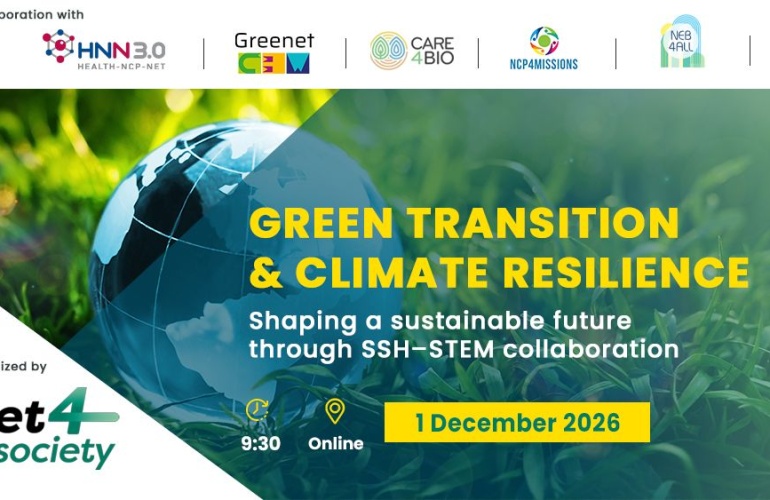 Otvorene prijave za međunarodni online događaj umrežavanja „Green Transition & Climate Resilience Brokerage Event”, 1. prosinca 2026.