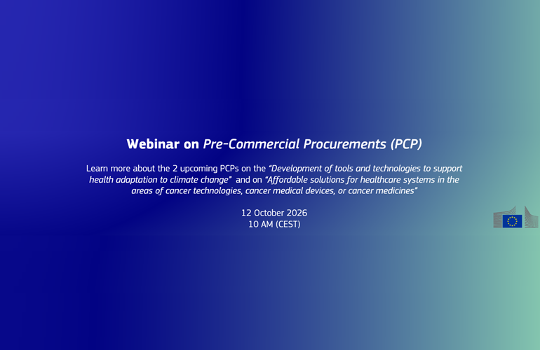 Informativni webinar o predkomercijalnoj nabavi, 12. listopada 2026., online