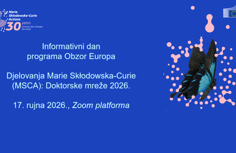 Održan nacionalni informativni dan za MSCA Doktorske mreže 2026.