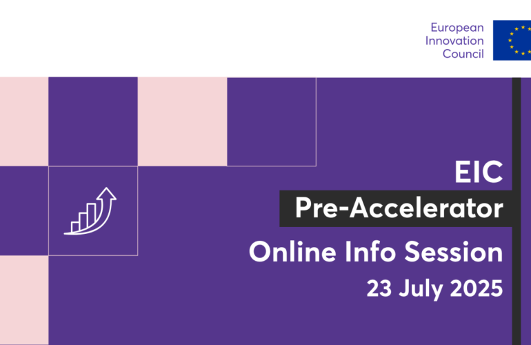 Virtualna informativna sesija: EIC Pre-Accelerator, 23. srpnja 2025.