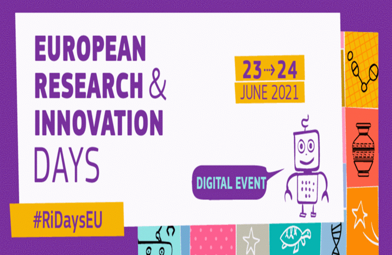 Otvorene su prijave za European Research and Innovation Days 23. i 24. lipnja 2021.