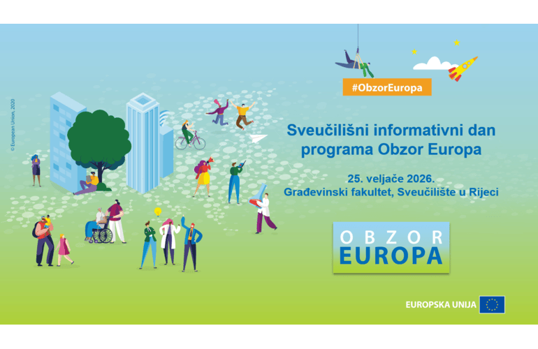Sveučilišni informativni dan programa Obzor Europa na Sveučilištu u Rijeci, 25. veljače 2026.