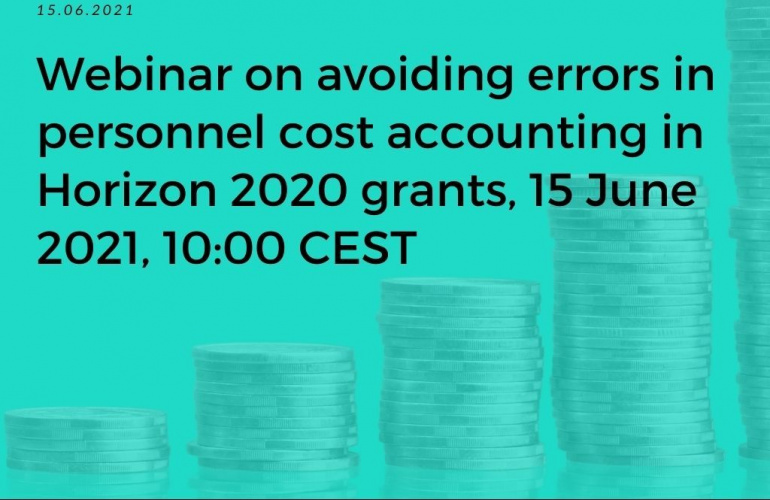 Webinar o troškovima osoblja u programu Obzor 2020.