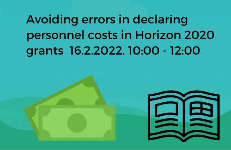 Webinar o troškovima osoblja u programu Obzor 2020.