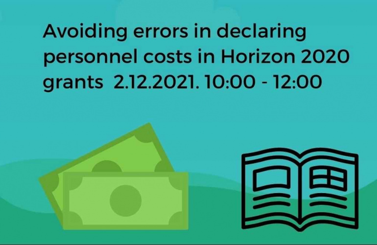 Webinar o troškovima osoblja u programu Obzor 2020