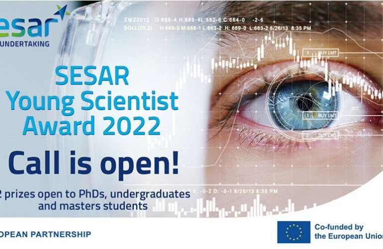 Otvoren natječaj za nagradu SESAR Young Scientist za 2022. godinu