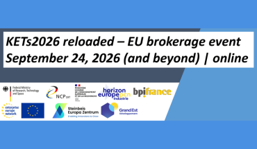 „KETs2026 reloaded“ – međunarodni online susret umrežavanja za natječaje klastera 4 i teme povezane s industrijom