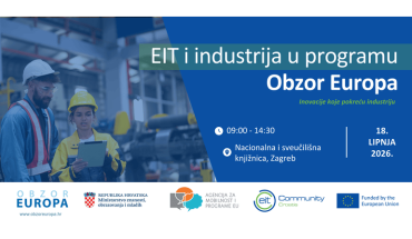 Konferencija „EIT i industrija u programu Obzor Europa’’, 18. lipnja 2026.