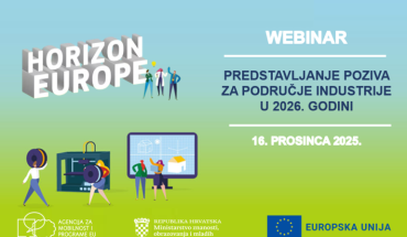 Poziv na nacionalni informativni webinar – Predstavljanje poziva u području Industrije u 2026. godini, 16. prosinca 2025.