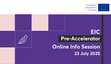 Virtualna informativna sesija: EIC Pre-Accelerator, 23. srpnja 2025.