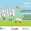 Poziv na webinar - Horizon Europe Bridging the Atlantic: Croatia and Canada Joint Health Research Opportunities Online Event, 25. 11. 2025.