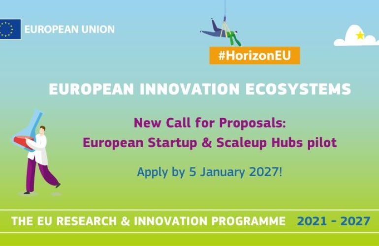 Otvoren novi EIE natječaj: European Startup and Scaleup Hubs