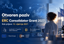 Otvoren poziv ERC Consolidator Grant 2027