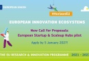 Otvoren novi EIE natječaj: European Startup and Scaleup Hubs